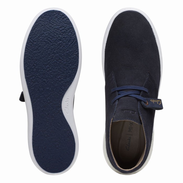 Baskets Clarks Court Lite Desert Homme Bleu Marine | 3NWZQECG