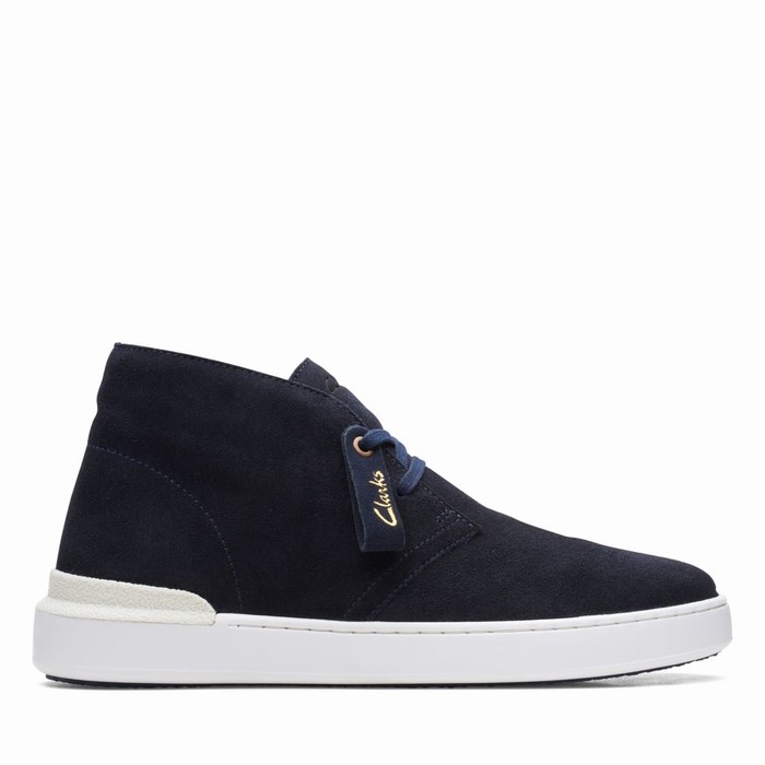 Baskets Clarks Court Lite Desert Homme Bleu Marine | 3NWZQECG