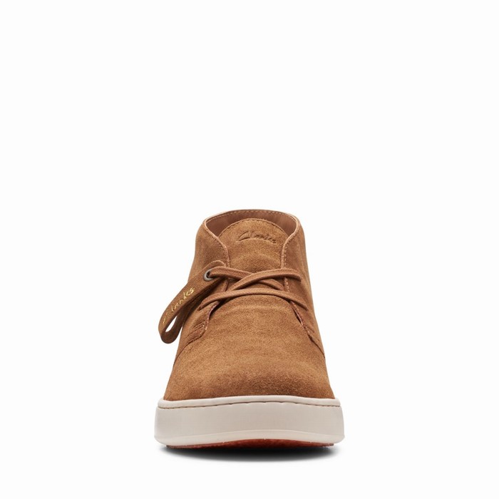 Baskets Clarks Court Lite Desert Homme Marron | 0JXFUXIT