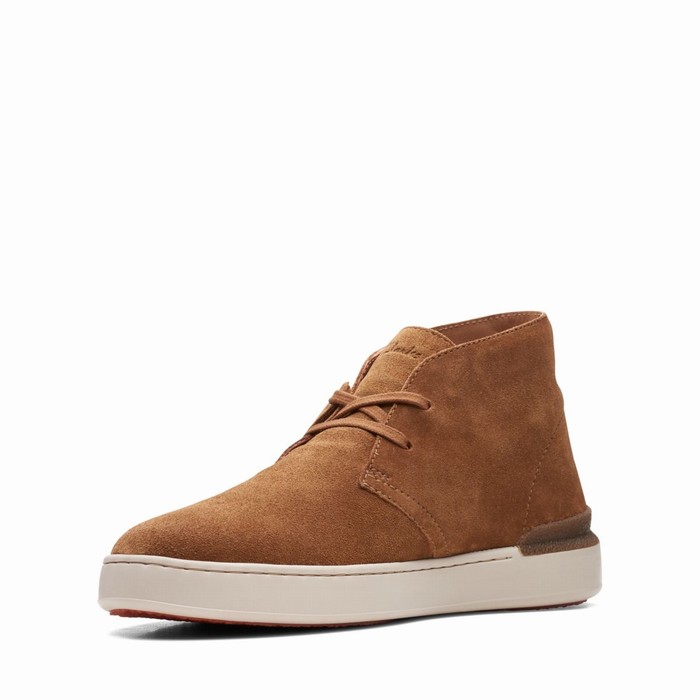 Baskets Clarks Court Lite Desert Homme Marron | 0JXFUXIT