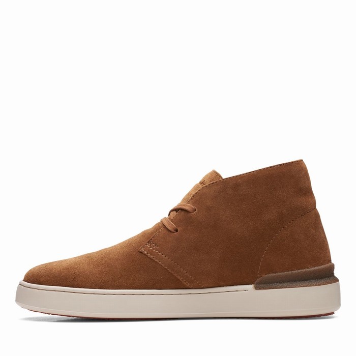 Baskets Clarks Court Lite Desert Homme Marron | 0JXFUXIT