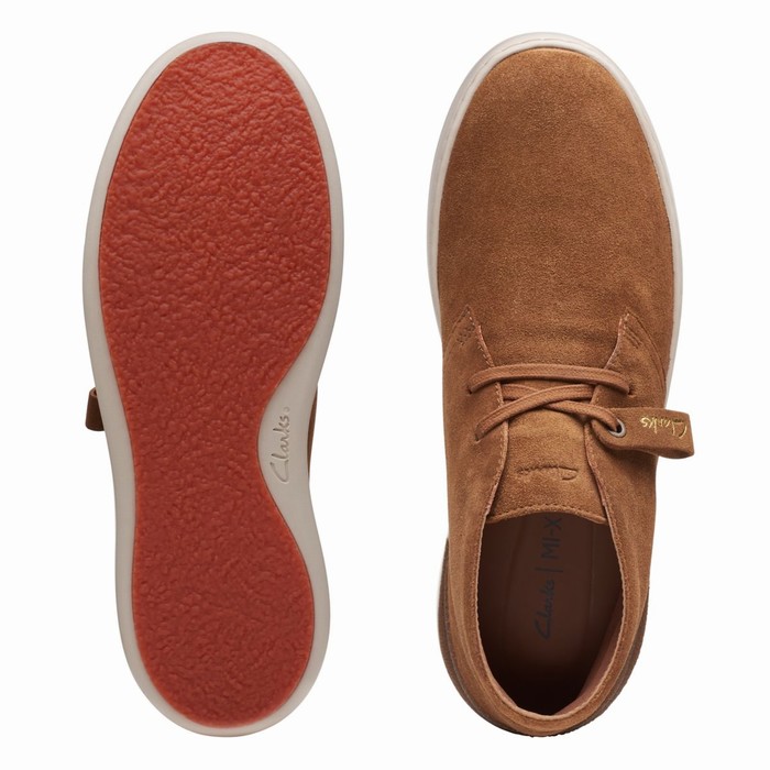 Baskets Clarks Court Lite Desert Homme Marron | 0JXFUXIT