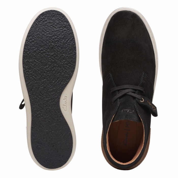 Baskets Clarks Court Lite Desert Homme Noir | OLT6CYPB