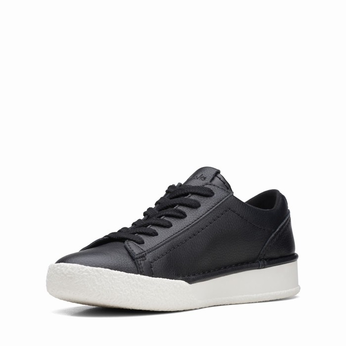 Baskets Clarks Craft Cup Walk Femme Noir | O2QSCQIY