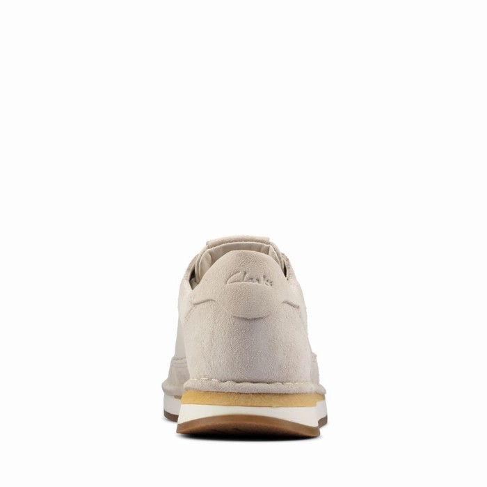 Baskets Clarks Craft Run Dentelle Femme Blanche | ARCFMPGB