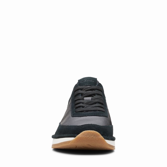 Baskets Clarks Craft Run Dentelle Homme Noir | FFMD9B1L