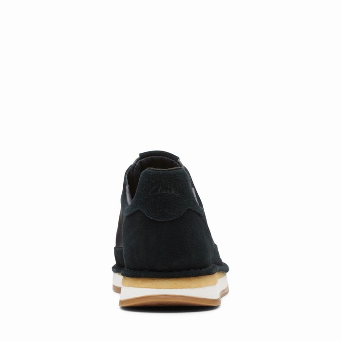 Baskets Clarks Craft Run Dentelle Homme Noir | FFMD9B1L