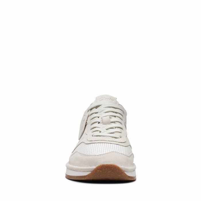 Baskets Clarks Craft Run Tor Homme Blanche | WK92QBL7