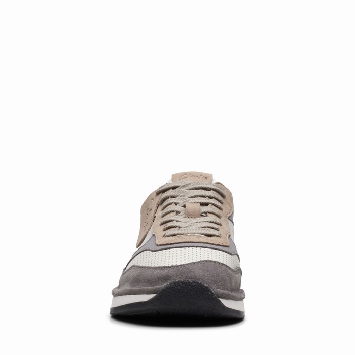 Baskets Clarks Craft Run Tor Homme Grise | SQZ7OULB