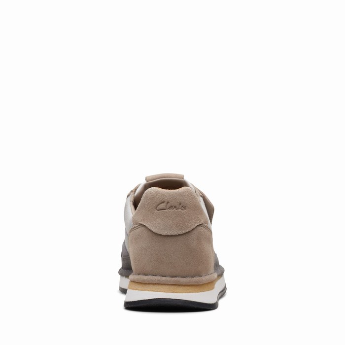 Baskets Clarks Craft Run Tor Homme Grise | SQZ7OULB