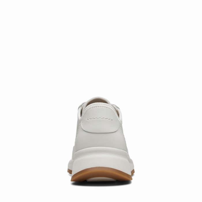 Baskets Clarks Dash Lite Dentelle Femme Blanche | 0LNGZBT8