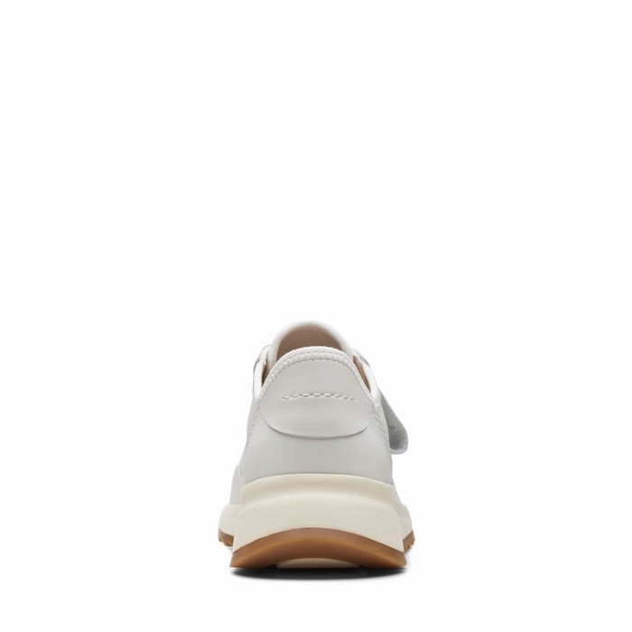 Baskets Clarks Dash Lite Lo Femme Blanche | DETI6VKC