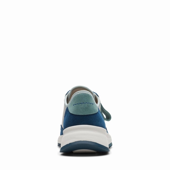 Baskets Clarks Dash Lite Lo Femme Turquoise | 4OK9P51F