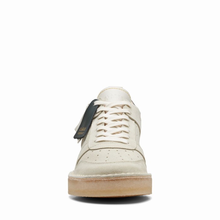 Baskets Clarks Desert Run Femme Blanche | NA0M7ZCM