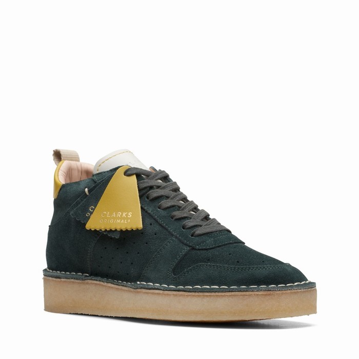 Baskets Clarks Desert Run Femme Vert Foncé | MURTKCUS