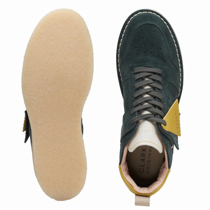 Baskets Clarks Desert Run Femme Vert Foncé | MURTKCUS