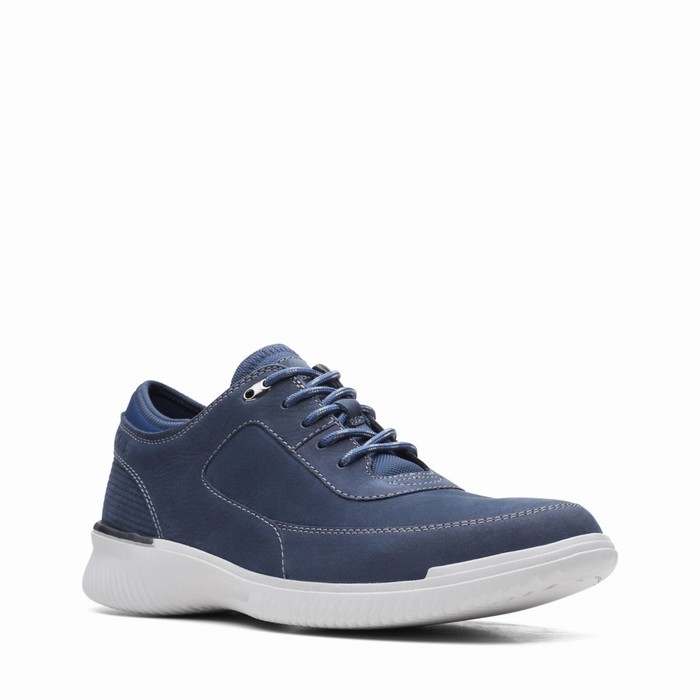 Baskets Clarks Donaway Dentelle Homme Bleu Marine | DHREYZV1