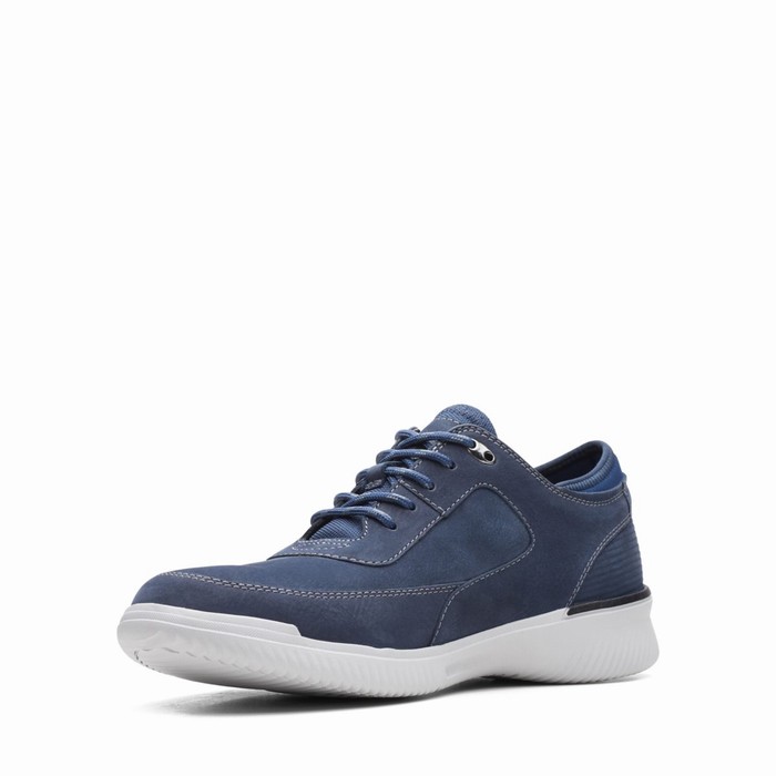 Baskets Clarks Donaway Dentelle Homme Bleu Marine | DHREYZV1