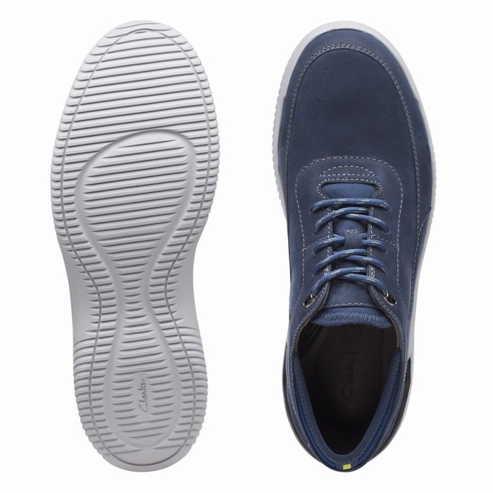 Baskets Clarks Donaway Dentelle Homme Bleu Marine | DHREYZV1