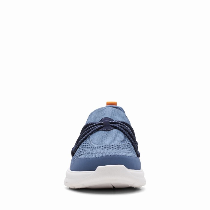 Baskets Clarks Ezera Run Femme Bleu | VNF1TNRS