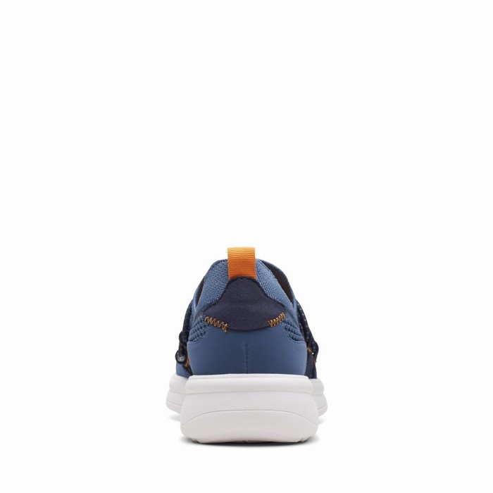 Baskets Clarks Ezera Run Femme Bleu | VNF1TNRS