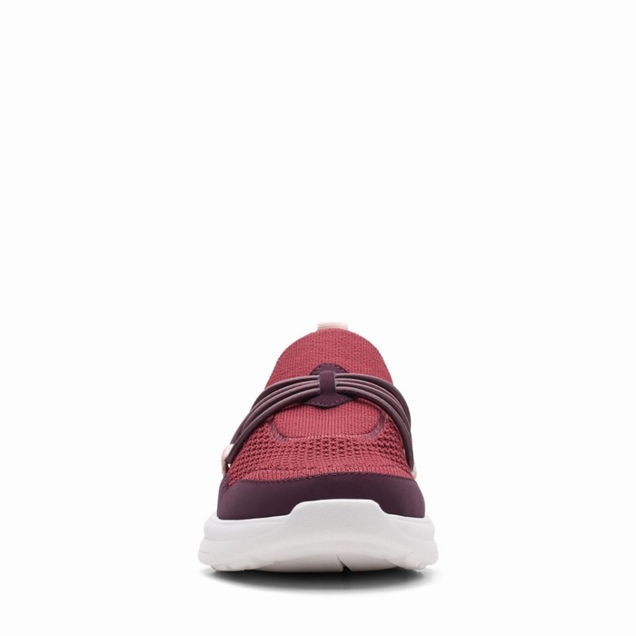 Baskets Clarks Ezera Run Femme Bordeaux | O4V7VPQP