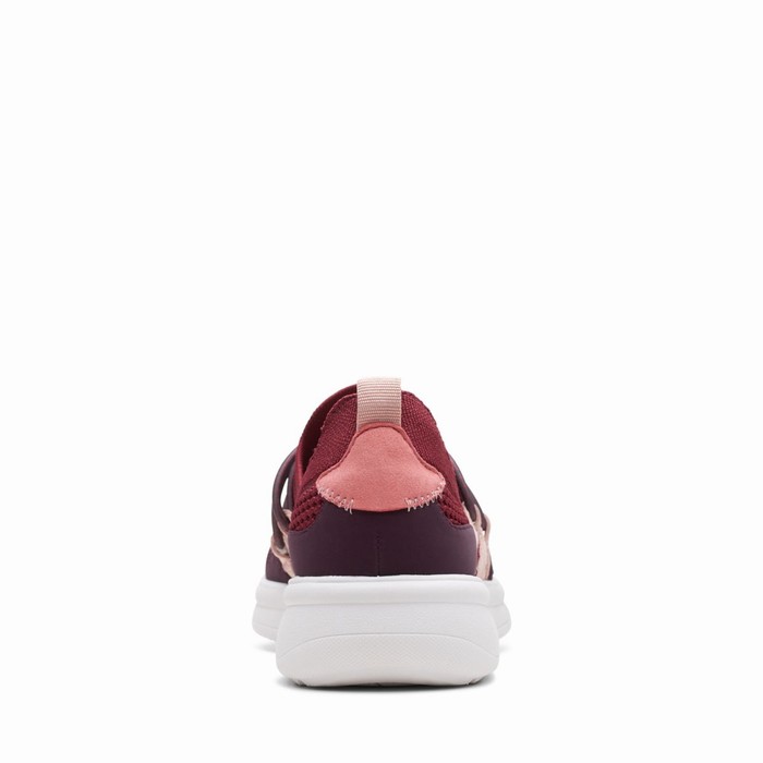 Baskets Clarks Ezera Run Femme Bordeaux | O4V7VPQP