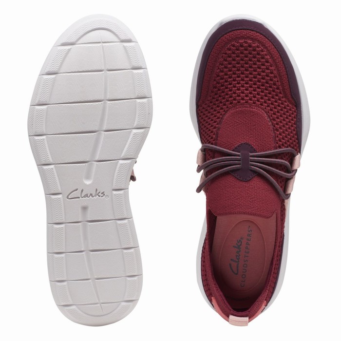 Baskets Clarks Ezera Run Femme Bordeaux | O4V7VPQP