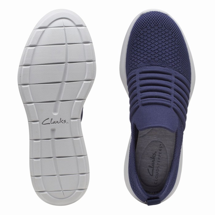 Baskets Clarks Ezera Walk Femme Bleu Marine | OPADRCJD