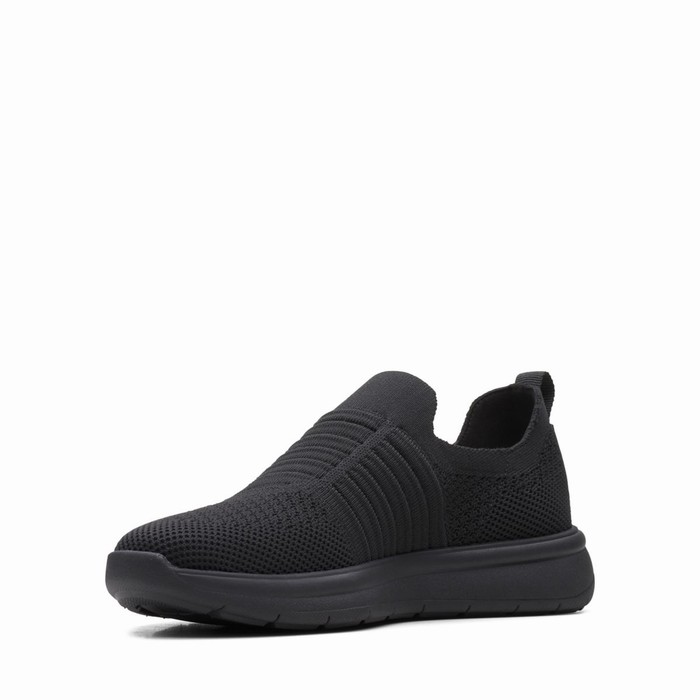 Baskets Clarks Ezera Walk Femme Noir | XVT9JC5H