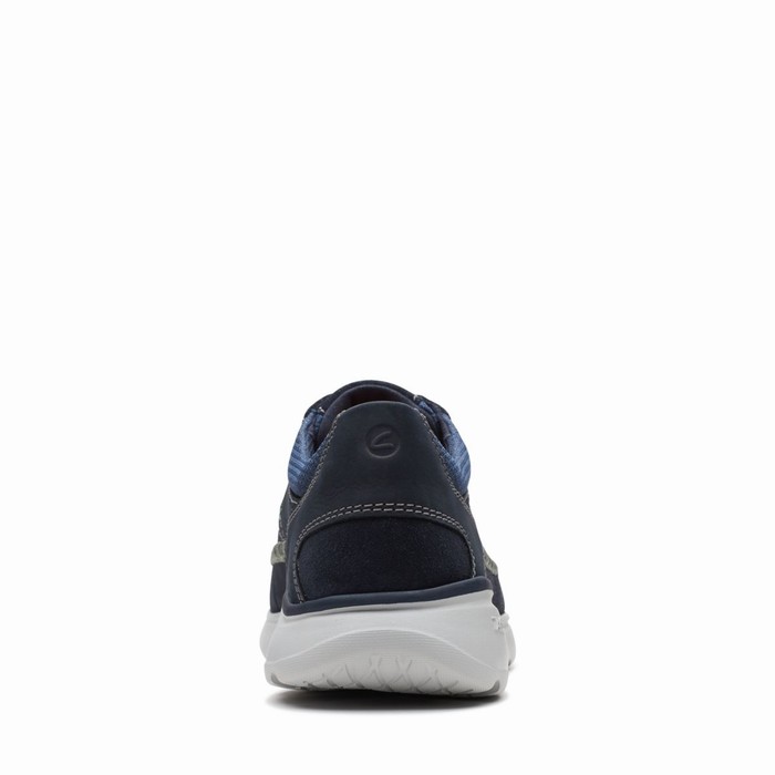 Baskets Clarks Gaskill Dentelle Homme Bleu Marine | VSRDLU1Z