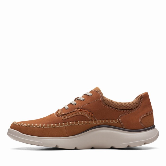 Baskets Clarks Gaskill Dentelle Homme Marron | OVIRSJEN