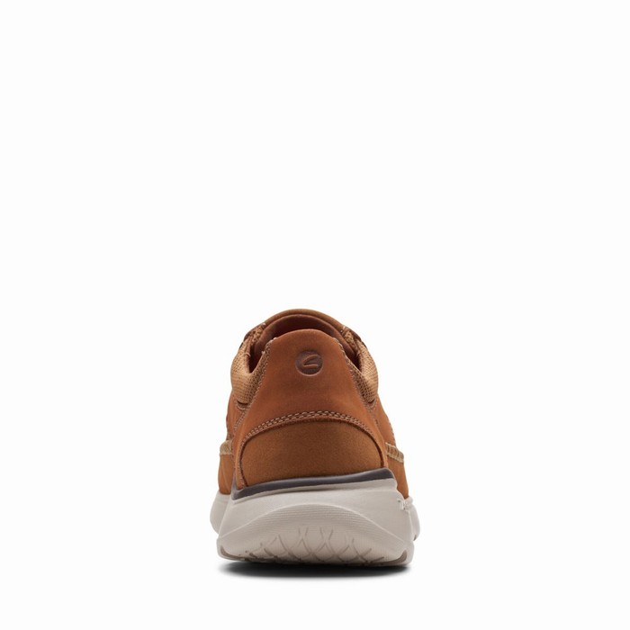 Baskets Clarks Gaskill Dentelle Homme Marron | OVIRSJEN