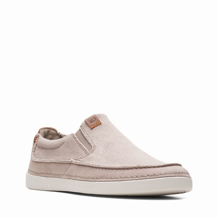 Baskets Clarks Gereld Step Homme Grise | 9ZPLWINX