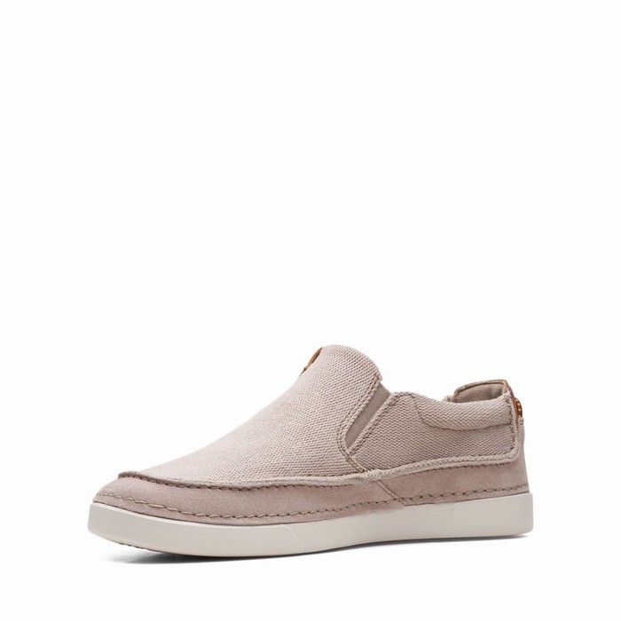 Baskets Clarks Gereld Step Homme Grise | 9ZPLWINX