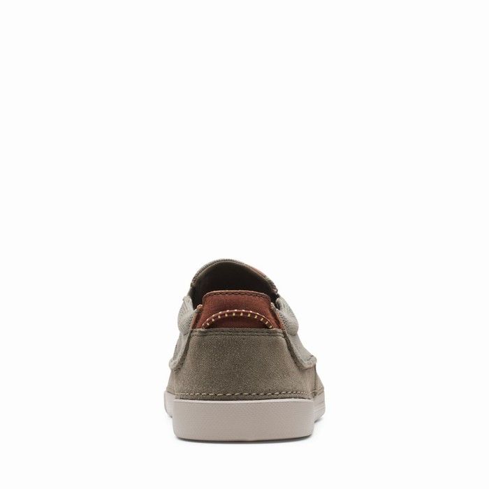 Baskets Clarks Gereld Step Homme Vert Olive | H14EUGRJ