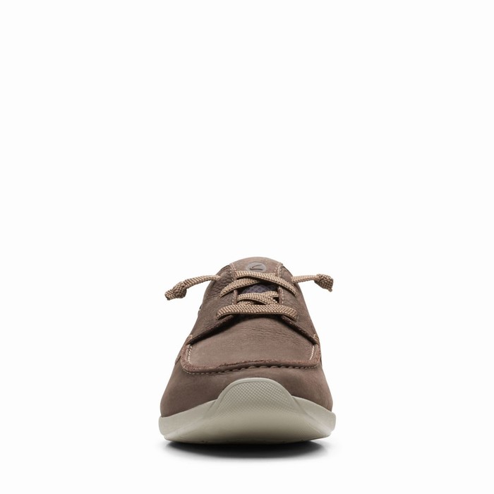 Baskets Clarks Gorwin Moc Homme Marron | TUPHKJOR