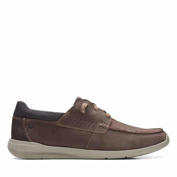 Baskets Clarks Gorwin Moc Homme Marron | TUPHKJOR