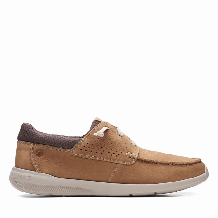 Baskets Clarks Gorwin Moc Homme Marron Foncé | 5WAT6EIL