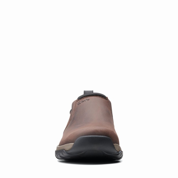 Baskets Clarks Grove Step Homme Marron | L63VQWED