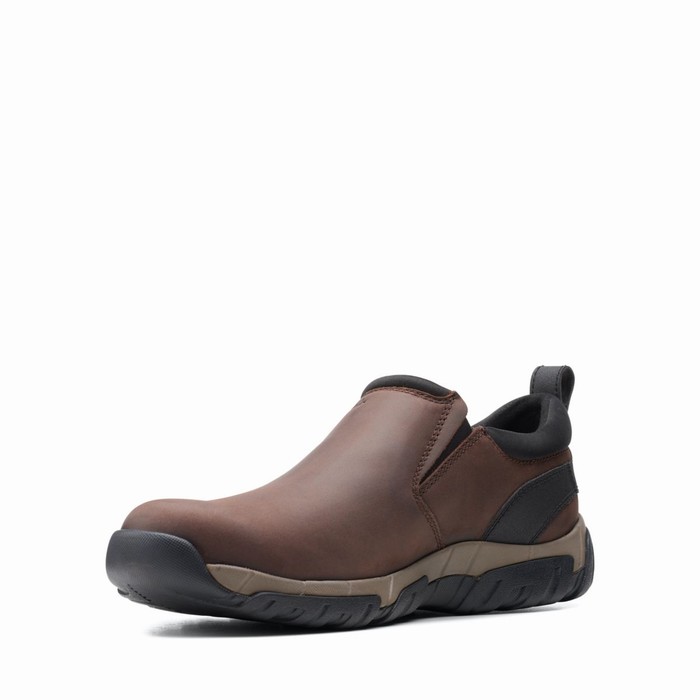 Baskets Clarks Grove Step Homme Marron | L63VQWED