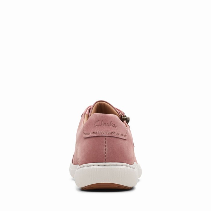 Baskets Clarks Nalle Dentelle Femme Rose | 53SRBGVV