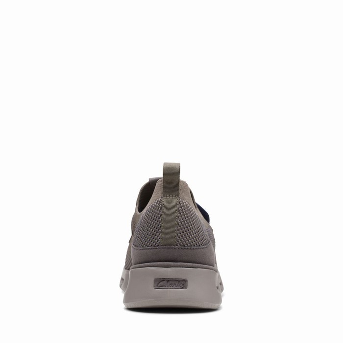 Baskets Clarks Nature X Lo Homme Grise | 1L5HPK7Q