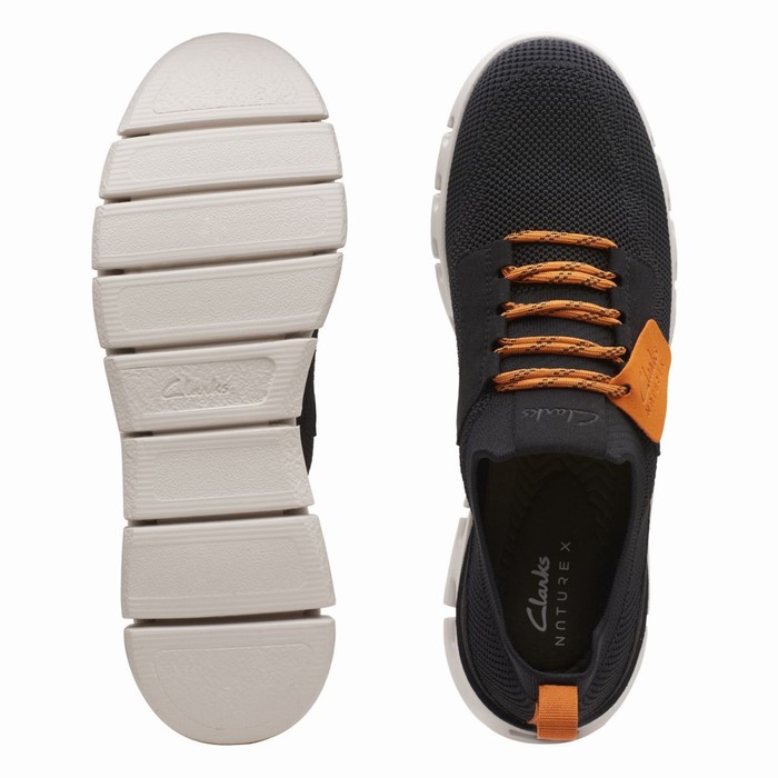 Baskets Clarks Nature X Lo Homme Noir | DX5E892W