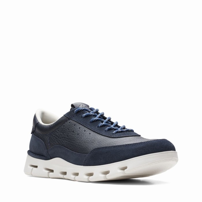 Baskets Clarks Nature X One Homme Bleu Marine | 1ZVDKPWK