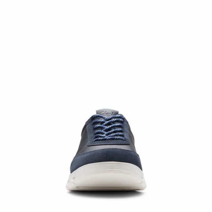 Baskets Clarks Nature X One Homme Bleu Marine | 1ZVDKPWK