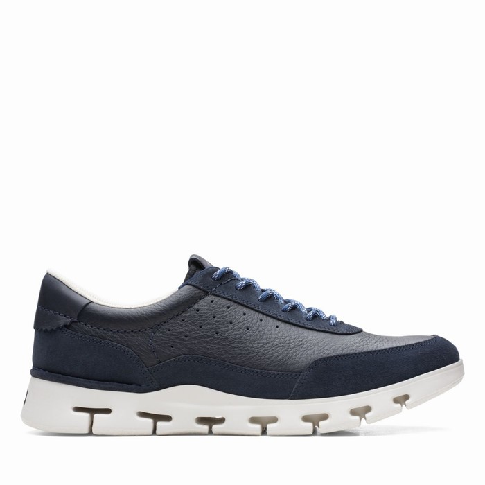 Baskets Clarks Nature X One Homme Bleu Marine | 1ZVDKPWK