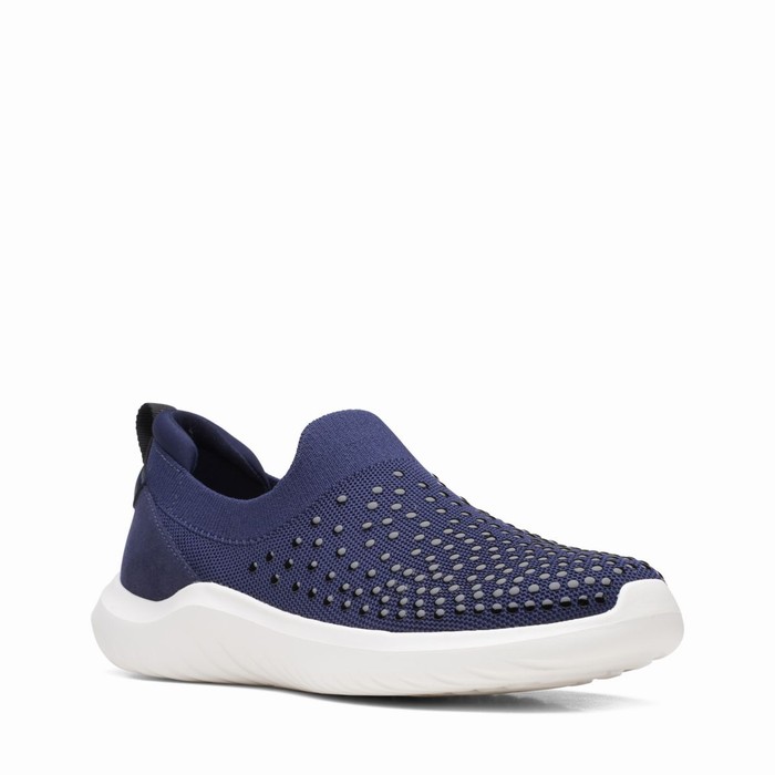 Baskets Clarks Nova Grove Femme Bleu Marine | ERDNSEHZ