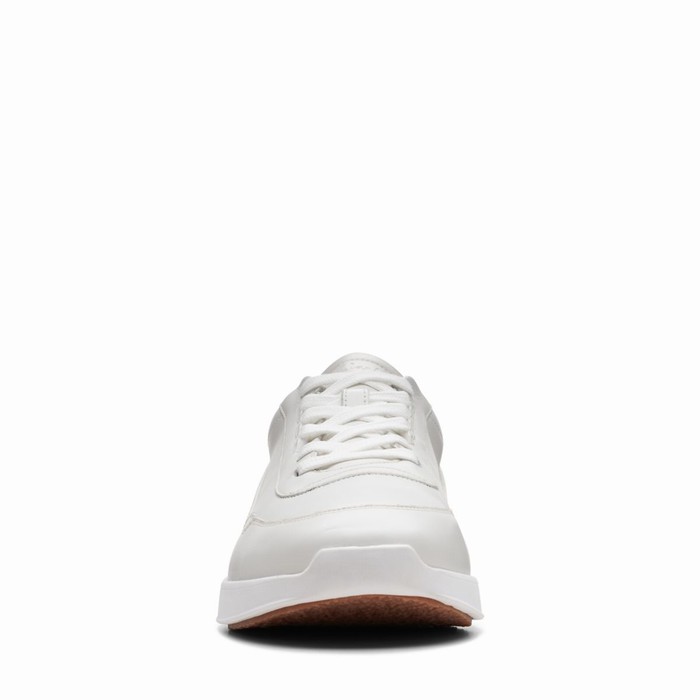 Baskets Clarks RaceLite Dentelle Homme Blanche | RO1R05YY