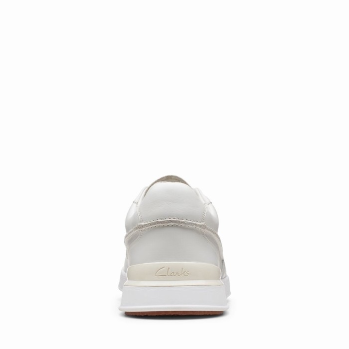 Baskets Clarks RaceLite Dentelle Homme Blanche | RO1R05YY